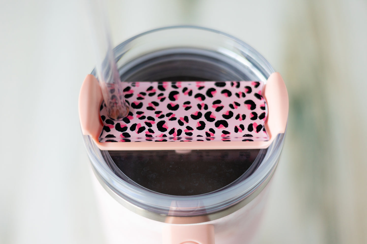 Pink Leopard Stanley Lid Topper