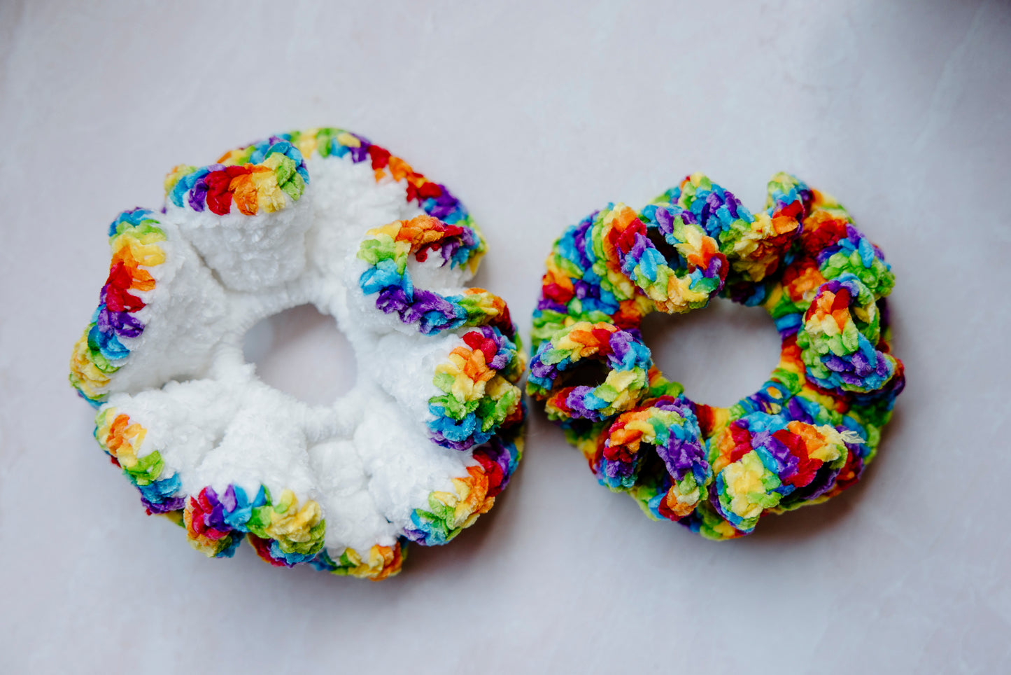 Rainbow Scrunchie