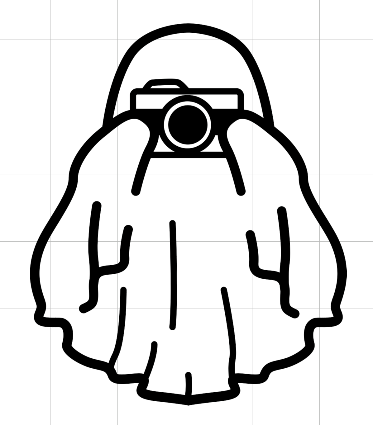 Photographer Ghost Tote Bag