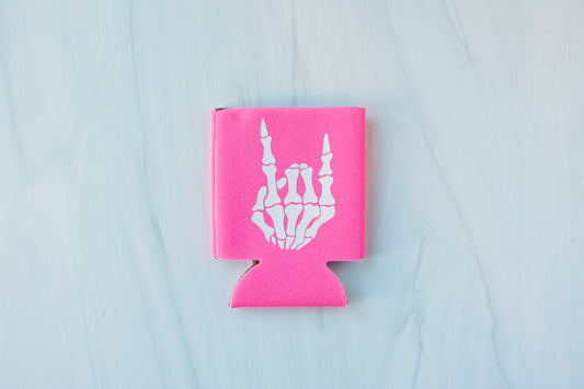 Skeleton Hand Koozie