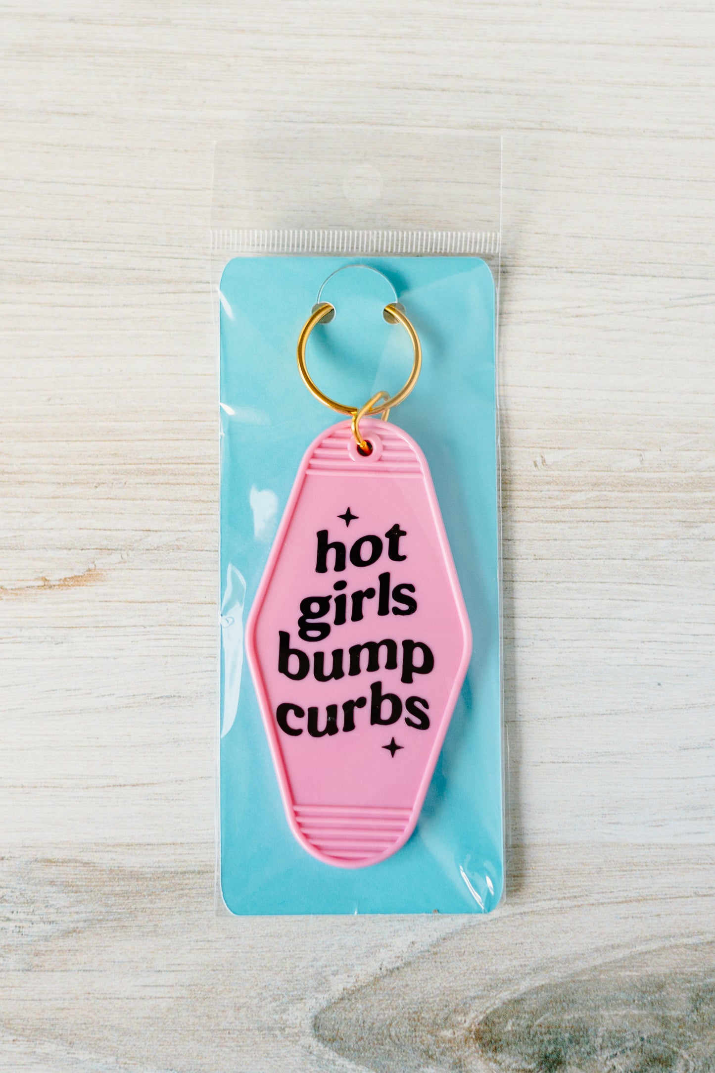 Hot Girls Bump Curbs Keychain