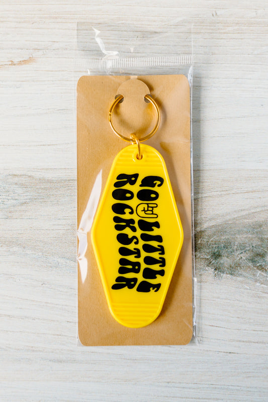 Go Little Rockstar Keychain