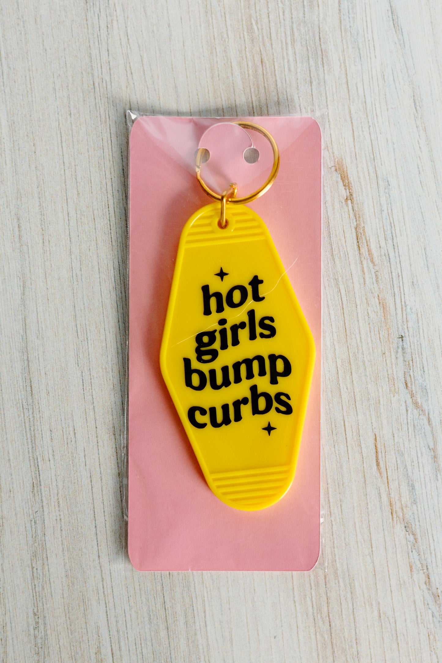 Hot Girls Bump Curbs Keychain