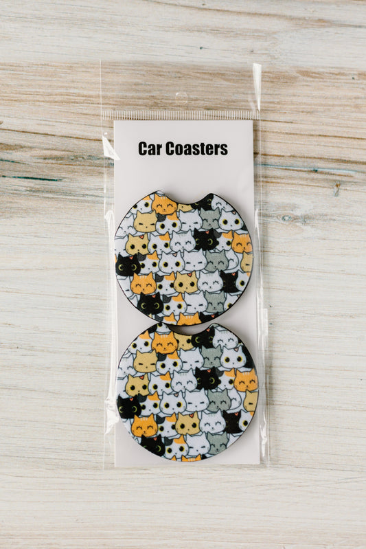 Cat Car Coasters