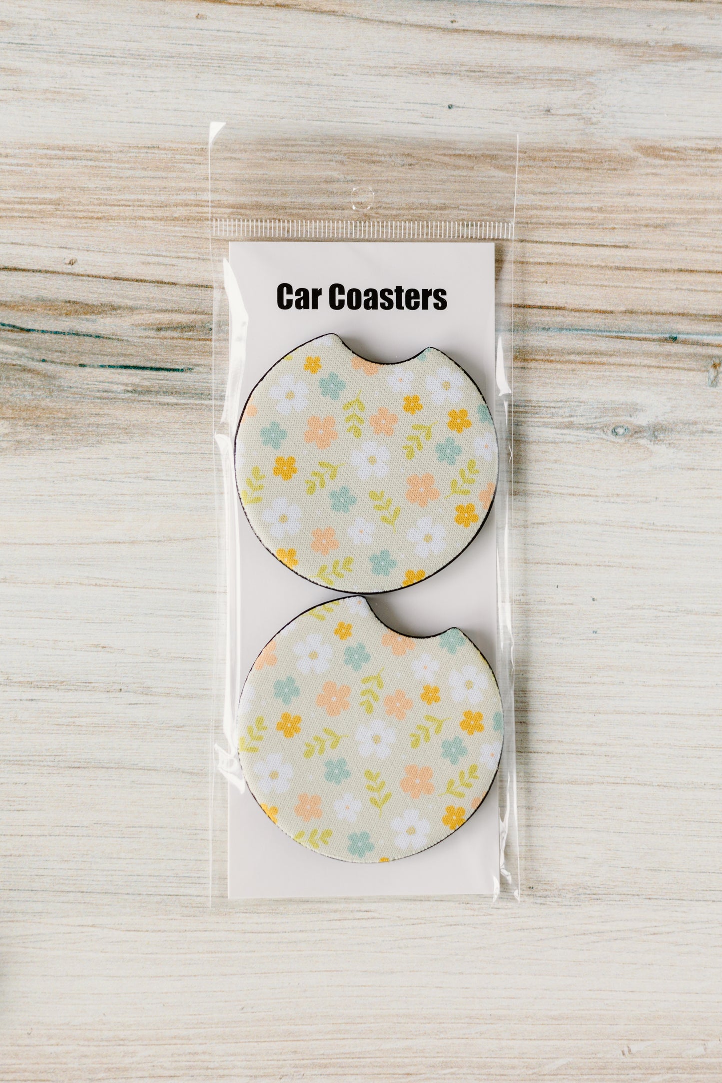 Flowers Car Coasters