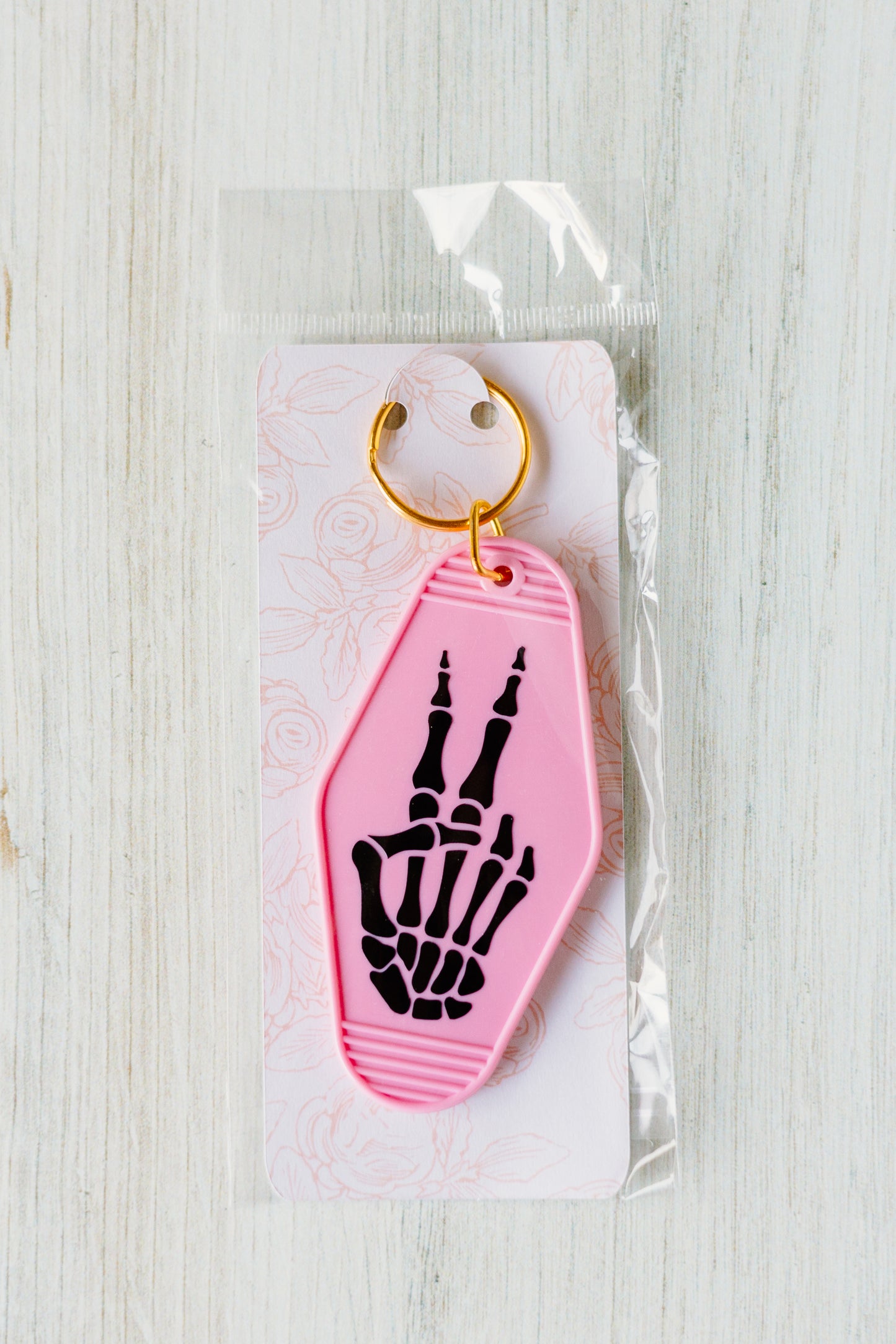 Skeleton Hand Keychain