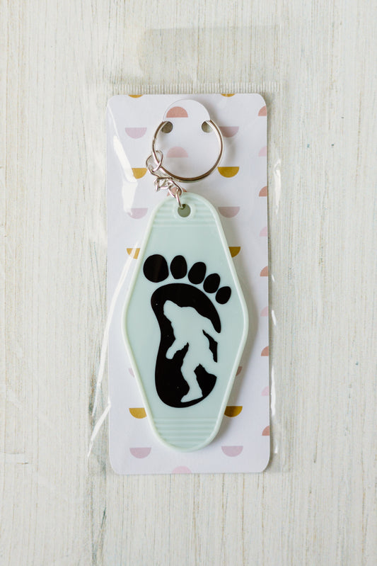 Sasquatch Foot Keychain