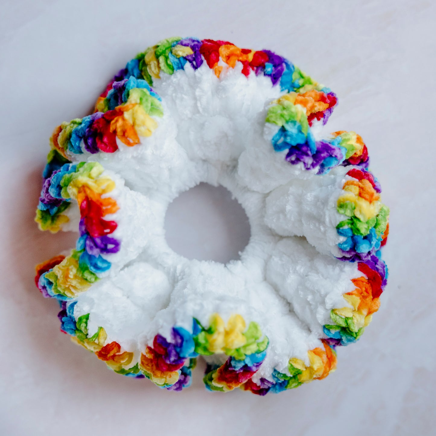 Rainbow Scrunchie
