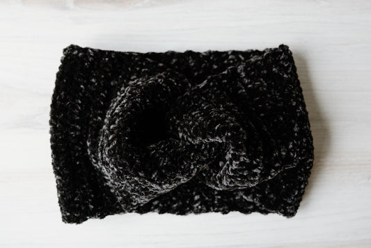 Black Headband Ear Warmer